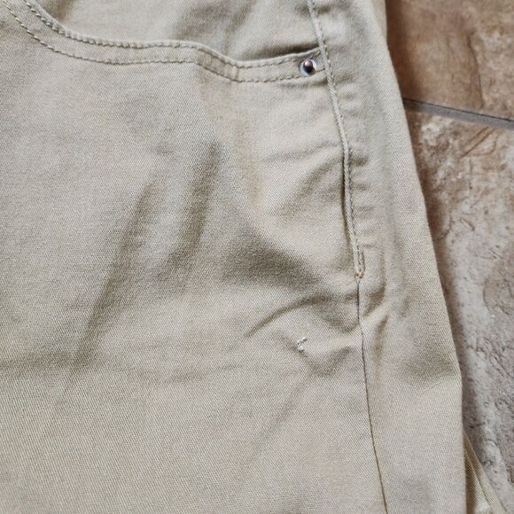 Junior Size 11 Pants Lot – Mudd Capris + NOBO Bootcut, Beige & Denim - Picture 7 of 14